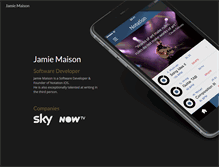 Tablet Screenshot of jamiemaison.com